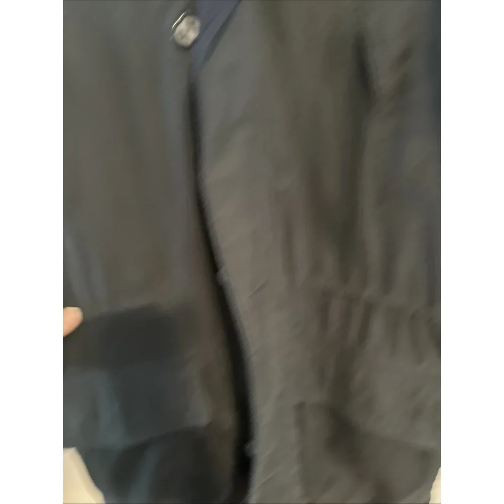 Brooks Brothers WOOL NAVY BLUE Hooded Parka Jacket Winter Coat Men's Size LARGE